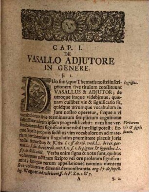 Disp. inaug. de vasallo adiutore