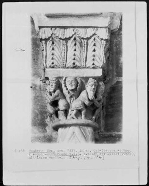 Mittleres Kapitell der 2. Doppelarkade von Süden