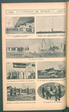 La catástrofe del Zeppelin L 2 - [Ilustración]