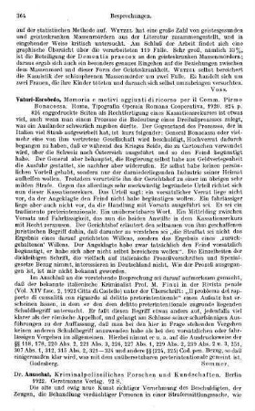 364, Vaturi-Escobedo. Memoria e motivi aggiunti di ricorso per il Comm. 1920