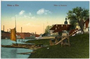 Riesa. Fähre in Promnitz