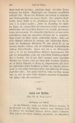 264-270 Lorch und Passau : Fortsetzung