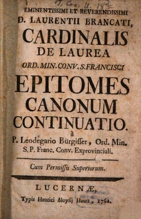 Epitomes canonum continuatio