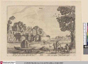 [Mai, der Zijlpoort in Haarlem von Südwesten (gegenseitig); May, the Zijlpoort in Haarlem from the South-West (in Reverse)]