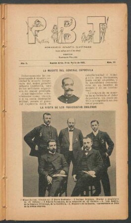 La visita de los periodistas chilenos - [Fotografía]