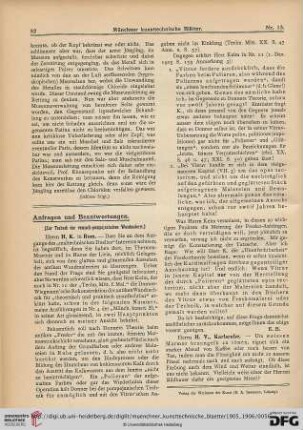 Anfragen und Beantwortungen
