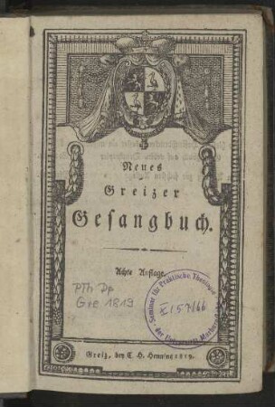 Neues Greizer Gesangbuch