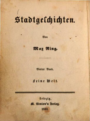 Stadtgeschichten, 4