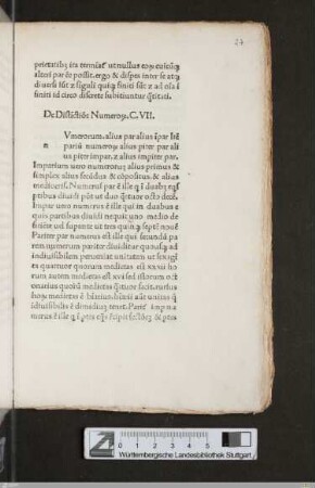 Liber II / Cap. VII