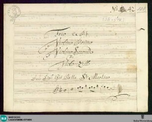 Sonatas - Mus. Hs. 857 : vl (2), vlc; B|b