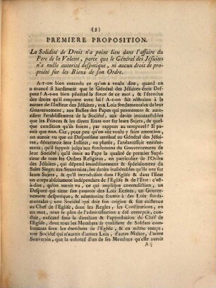 Réponse Au Mémoire Intitulé: Memoire sur les Demandes formées contre le Général & la Société Des Jesuites, au sujet des Engagements qu'elle a contractés par le ministère du Pere De La Valette