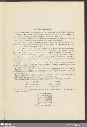 III. Anwendungsbeispiele