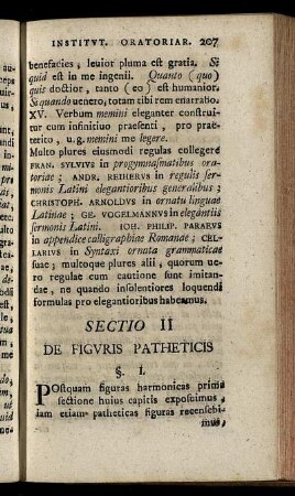 Sectio II. De Figuris Patheticis