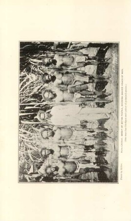Plate LXXXVII. Group of Batak people, showing shaved heads of men
