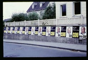 CDU Wahlplakate Bonn 7.8.61.