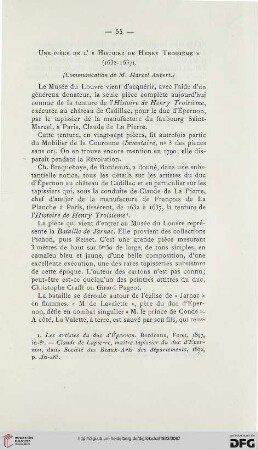 Une pièce de l' "Histoire de Henry Troisième" (1632-1637)