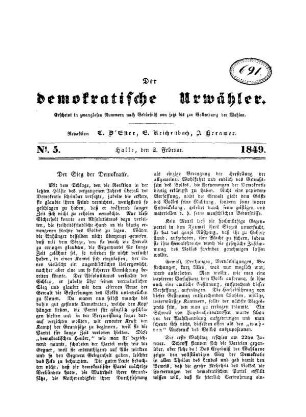 Der demokratische Urwähler. N[umer]o 5.