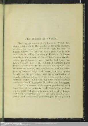 The House of Wettin
