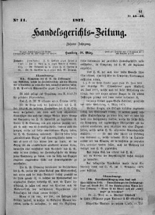 No. 11. 28. März 1877