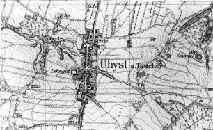 Burkau-Uhyst a. Taucher. Meßtischblatt, 1:25.000, Sekt. Bischofswerda, Nr. 4851 (RA Görlitz 30/38)