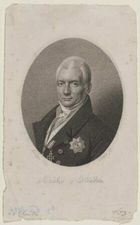Bildnis des Carl Siegmund Franz Freiherr von Stein zum Altenstein