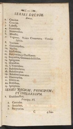 Series Regum, Principum, Et Interregum