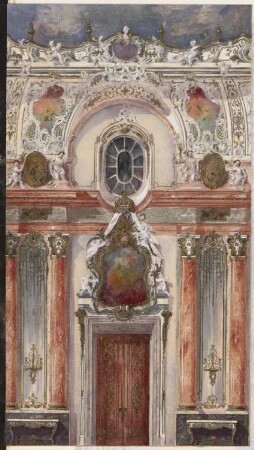 Prinzliches Palais, Berlin Schinkelwettbewerb 1901: Fassadendetail
