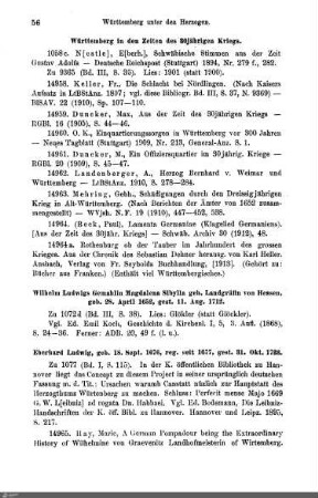 Württemberg in den Zeiten des 30jähr. Kriegs