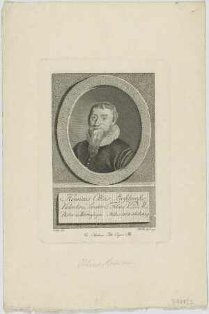 Bildnis des Henricus Ottius
