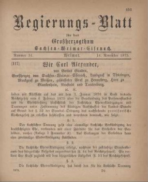 Nr. 31 : 14. November 1875