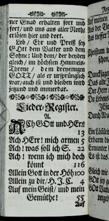 Lieder-Register