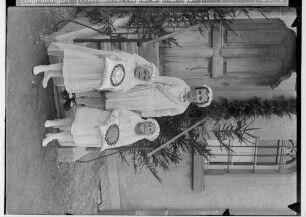 Primizfeier Ruf-Eisele in Sigmaringendorf 1936; Primizbräutchen
