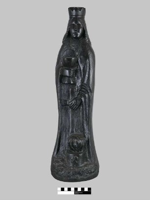 Kohleskulptur, Heilige Barbara
