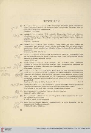 Textilien (Nr. 367-404)