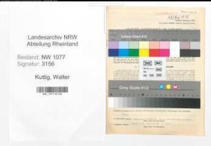 Entnazifizierung Walter Kuttig , geb. 16.03.1922 (Polizist)