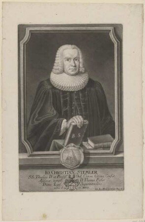Bildnis des Io. Christian Stemler