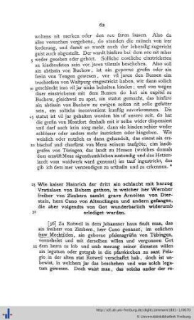 Wie kaiser Hainrich der dritt ain schlacht … gethon, in welcher her Wernher freiher von zimbern...