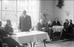 Freudenstadt: Kurhaus; Pressekonferenz im kleinen Kursaal