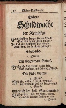 Sichere Schildwacht der Reinigkeit