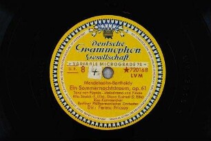 Ein Sommernachtstraum, op. 61 : Tanz von Rüpeln; Melodrama und Finale / Mendelssohn-Bartholdy