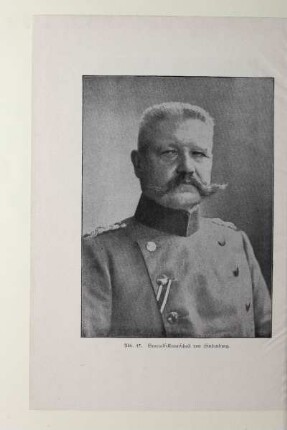 [VII.] Generalfeldmarschall von Hindenburg