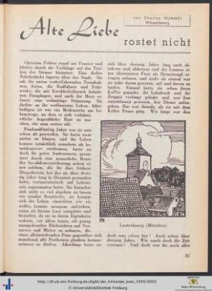 Alte Liebe rostet nicht.