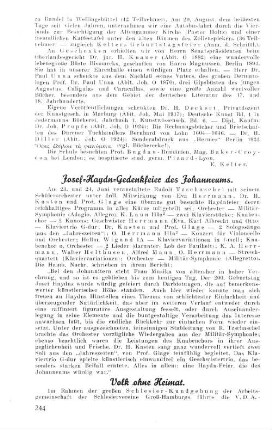 Volk ohne Heimat.