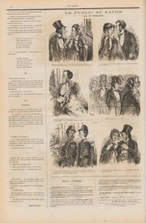 Le public au Salon, par H. Démare