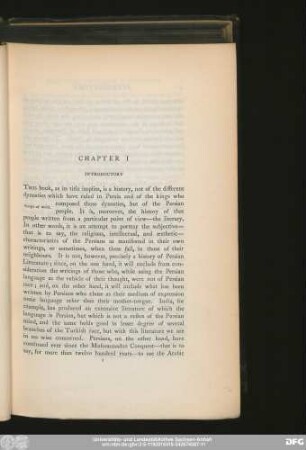 Chapter I Introductory