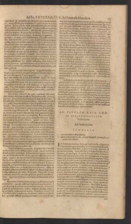 Ad Titulum XXIX. Cod. Ad Senatusconsultum Velleianum.