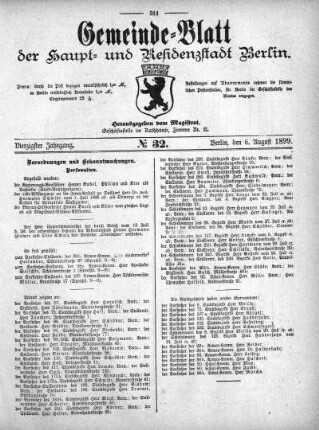 1899,32: No. 32, 6. August 1899