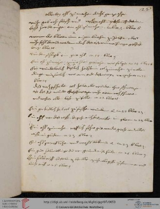 Register zu Ölen / Fol. 29r-41v nicht digitalisierte Leerseiten