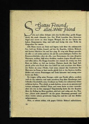 Gottes Freund, aller Welt Feind