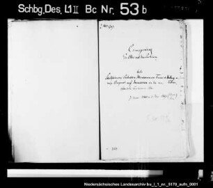 Schuldforderung des Dietrich von Münchhausen an Tönnies von Wettberg bzw. Anspruch auf Immission in die verpfändete Lachemer Ahe